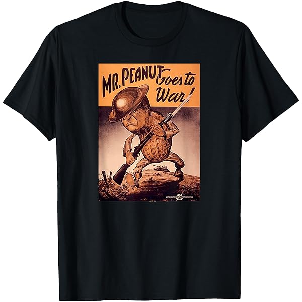 Amazon.com: Planters Mr. Peanut Men's Black Short Sleeve Tee