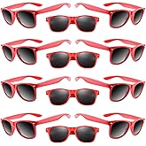 TUPARKA 20 Pack Kids Sunglasses Bulk for Summer Pool Party Favors Birthday Parties Goody Bag Fillers, Red