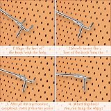 Jubaopen 40pc Metal Pegboard Hooks Assortment 5cm & 10cm for Store Home Kitchen view 5