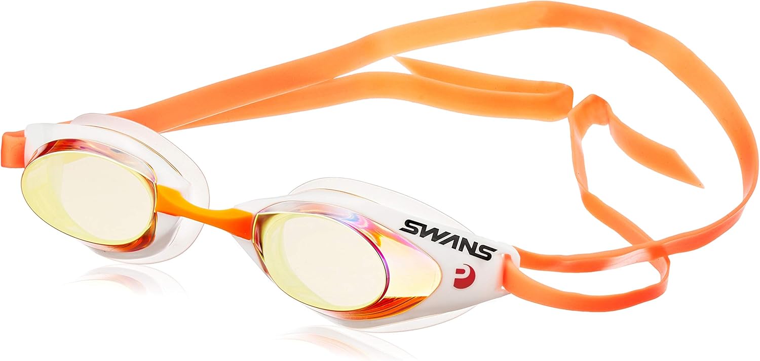 Swans スワンズ 競泳用 スイミング ゴーグル ファルコン ミラーレンズ Premium Anti Fog Fina承認モデル Sr 71mpaf オレンジ Orgy Swans スワンズ スイミングゴーグル Amazon