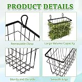 S SANGLE SOPFFY Rabbit Hay Feeder 2PCS Metal Frame Wall Mount Guinea Pig view 5