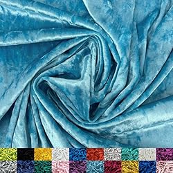 Ice Fabrics Stretch Crushed Velvet Fabric by The