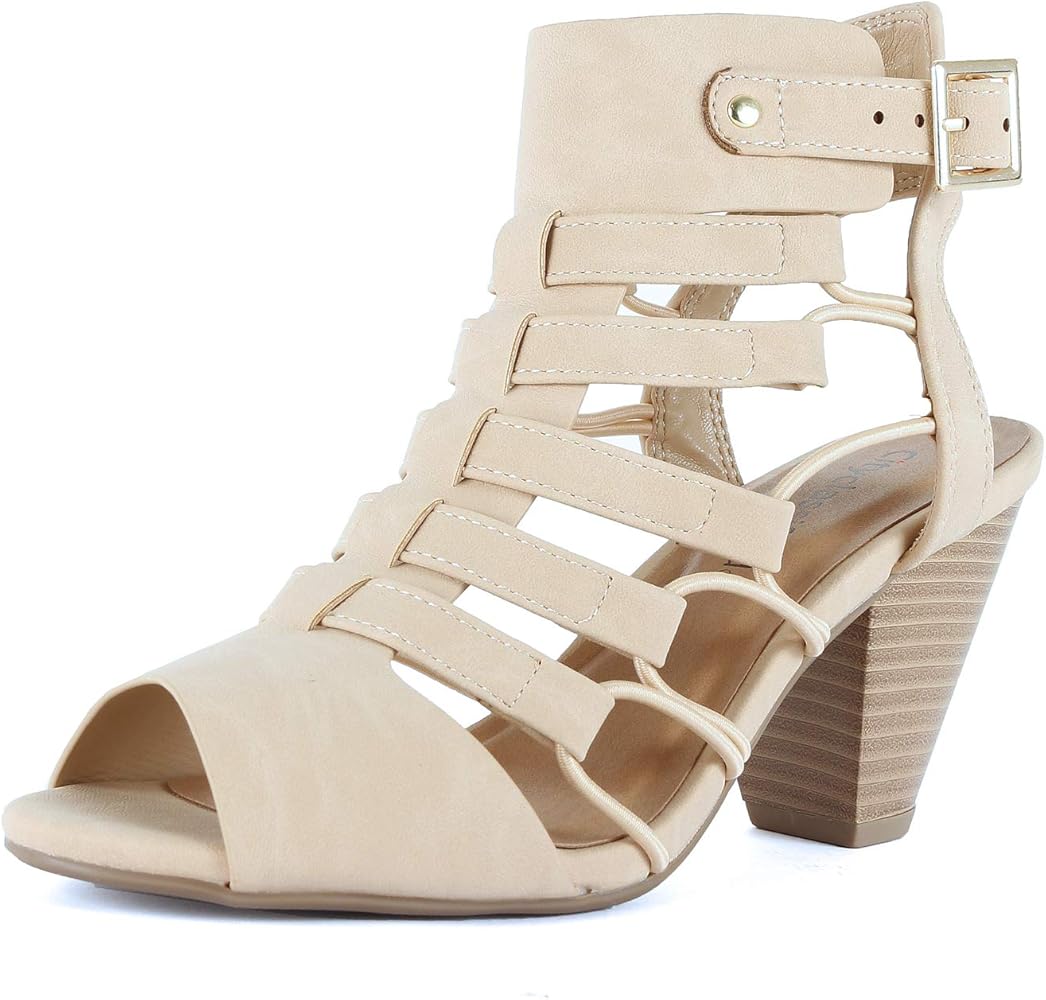 Venta > zapatos beige tacon medio > en stock