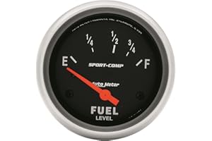 Auto Meter 3515 2-5/8" Short Sweep Electric Fuel Level Gauge