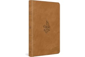 ESV Large Print Value Thinline Bible (TruTone, Nubuck Caramel, Wildflower Design)