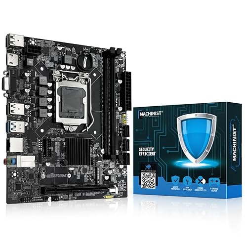 MACHINIST LGA 1151 Motherboard, H110 (Intel 6th/7th Gen) Gaming Desktop  Motherboard (PCIe DDR4, NVME/SATA SATA 6Gb/s) for Intel Core