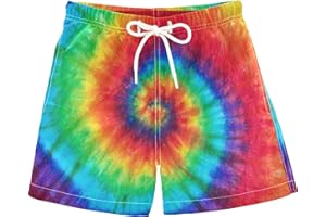 visesunny Boys Surfing Board Shorts Quick Dry Boys Swim Shorts Toddlers Swim Trunks Size from 2T to 14/16