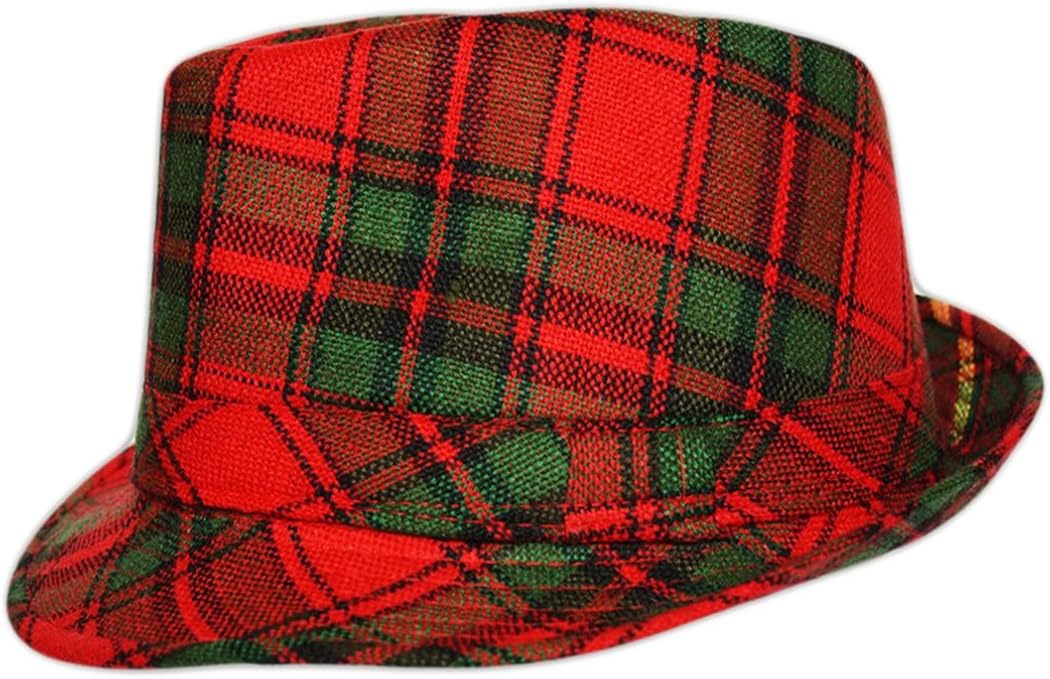 ladies tartan hat