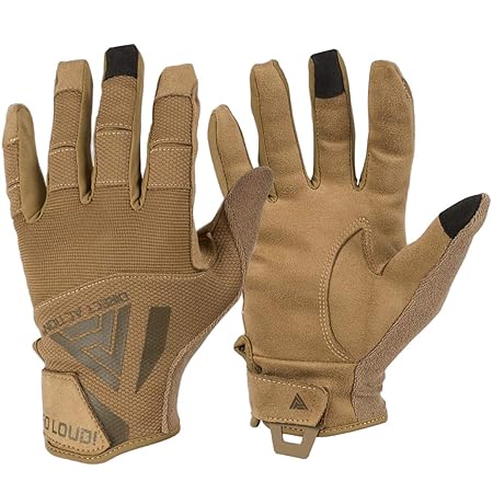 Direct Action Hard Shooting Gloves Handschuhe Coyote Brown