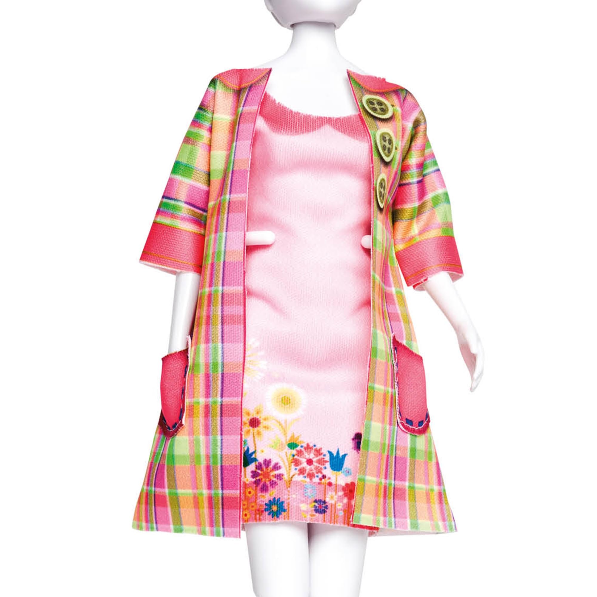 Vervaco Dress Your Doll, Synthetic Fiber, Multi-Colour, 31 x 24 x 1 cm