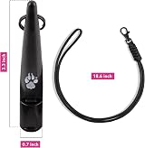 The Dog Lady TDL Gun Dog Training Whistle with Lanyard Black view 4