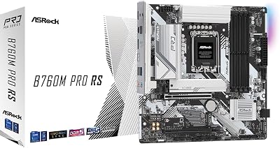 ASRock B760M Pro RS Motherboard Intel B760 LGA 1700 DDR5 mATX