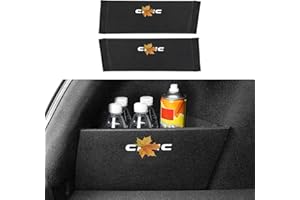 HENGYUESHANG 2PCS Car Rear Trunk Organizer Side Divider Sticker Compatible with 11th Gen Honda Civic 2022 2023 2024 Accessories - ONLY For Sedan