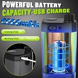 Spopal Portable Shower for Camping 6000mAh LED Display 4 Modes IPX7 Grey view 2