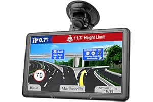 GPS Navigation for Car Truck Navigator - Navigation System 9 Inch, 2024 America/Canada/MX Offline Maps Lifetime Free Update, 