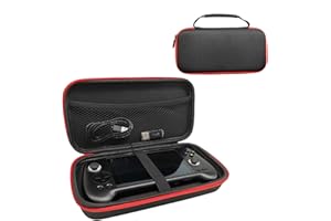 HOUNYOLN Carrying Case for RG556 Retro Handheld Game,EVA Hard Bag RG556 Handheld Game Console Portable/Impact Resistant (Black)