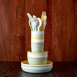 IKEA KALAS Spoon Mixed Colours - Durable Plastic Dishwasher Safe view 2