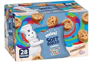 Pillsbury Mini Soft Baked Cookies – Cinnamon Toast Crunch Flavor, 28 x 42g Irresistibly Soft & Sweet Treats