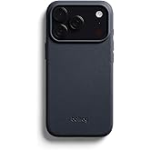 Bellroy Phone Case, Leather Cover, Compatible with iPhone 17 Pro - Nightsky | Slim leather phone case for iPhone 17 Pro with a soft microfiber lining and full access to buttons and ports