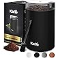 Kaffe Electric Coffee Grinder - Black - 3oz Capacity with Easy On/Off Button. Cleaning Brush Included. Grind Fresh…