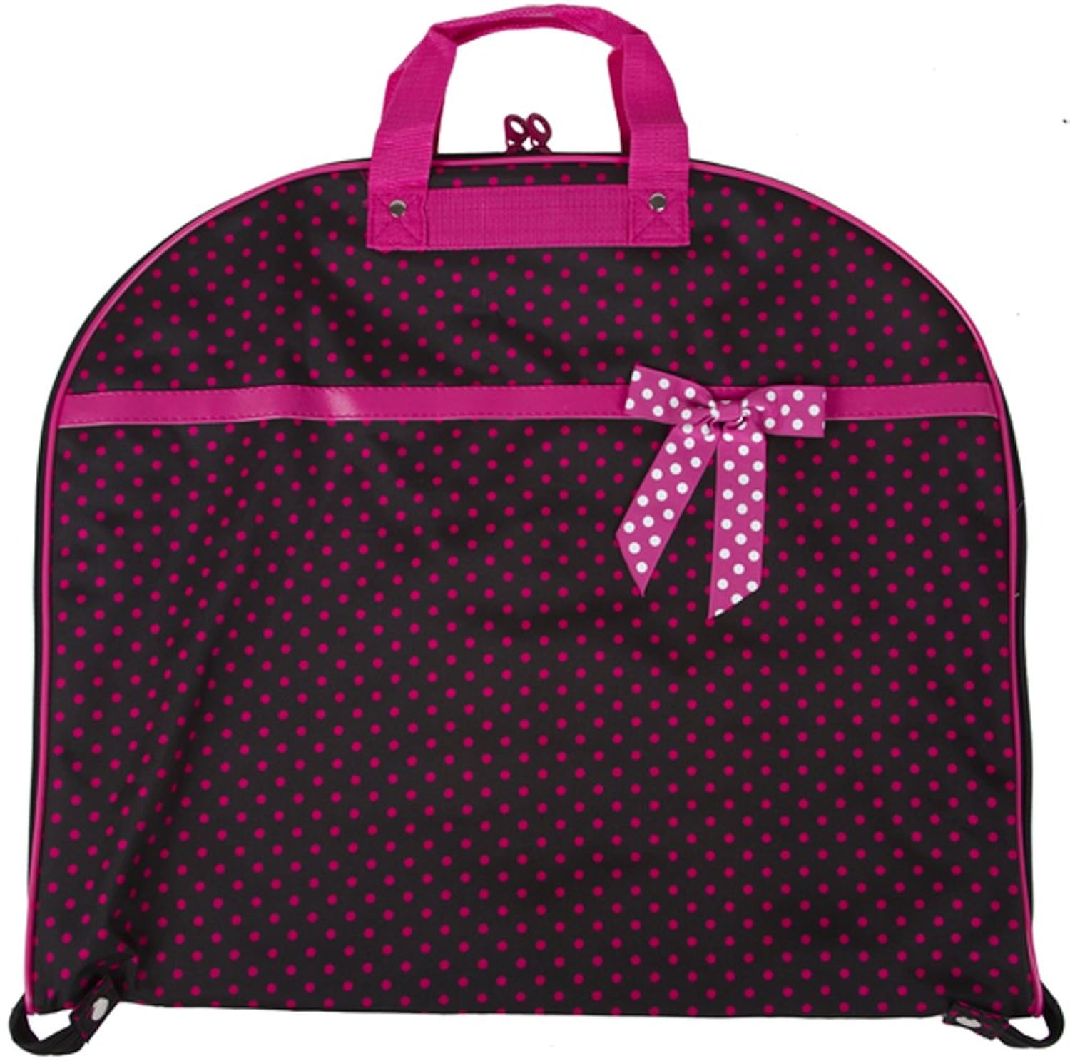 Ever Moda Polka Dots Hanging Garment Bag Garment Bags