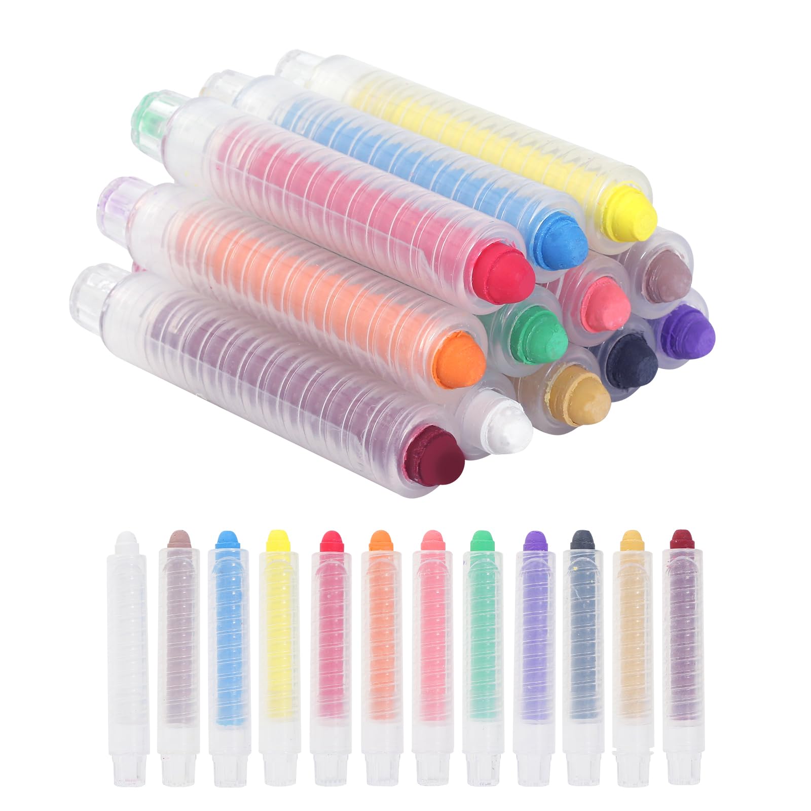 Photo 1 of * missing some *
DODHEG Dustless Chalk, Colored Chalk, for Painting, Blackboard Writing, Office 12 Pcs Color 1