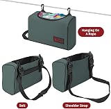Vinsani Clothes Peg Bag Premium Waterproof Wearable Storage Organiser Grey view 3