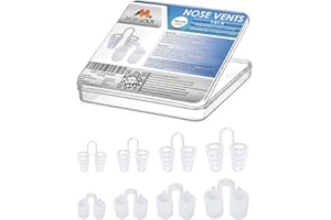 ***Canadian Owned Business*** Nose Vent Sinus Relief Dilator (Pack of 8 Various Sizes) - A Simple Solution for Nasal Snorers,