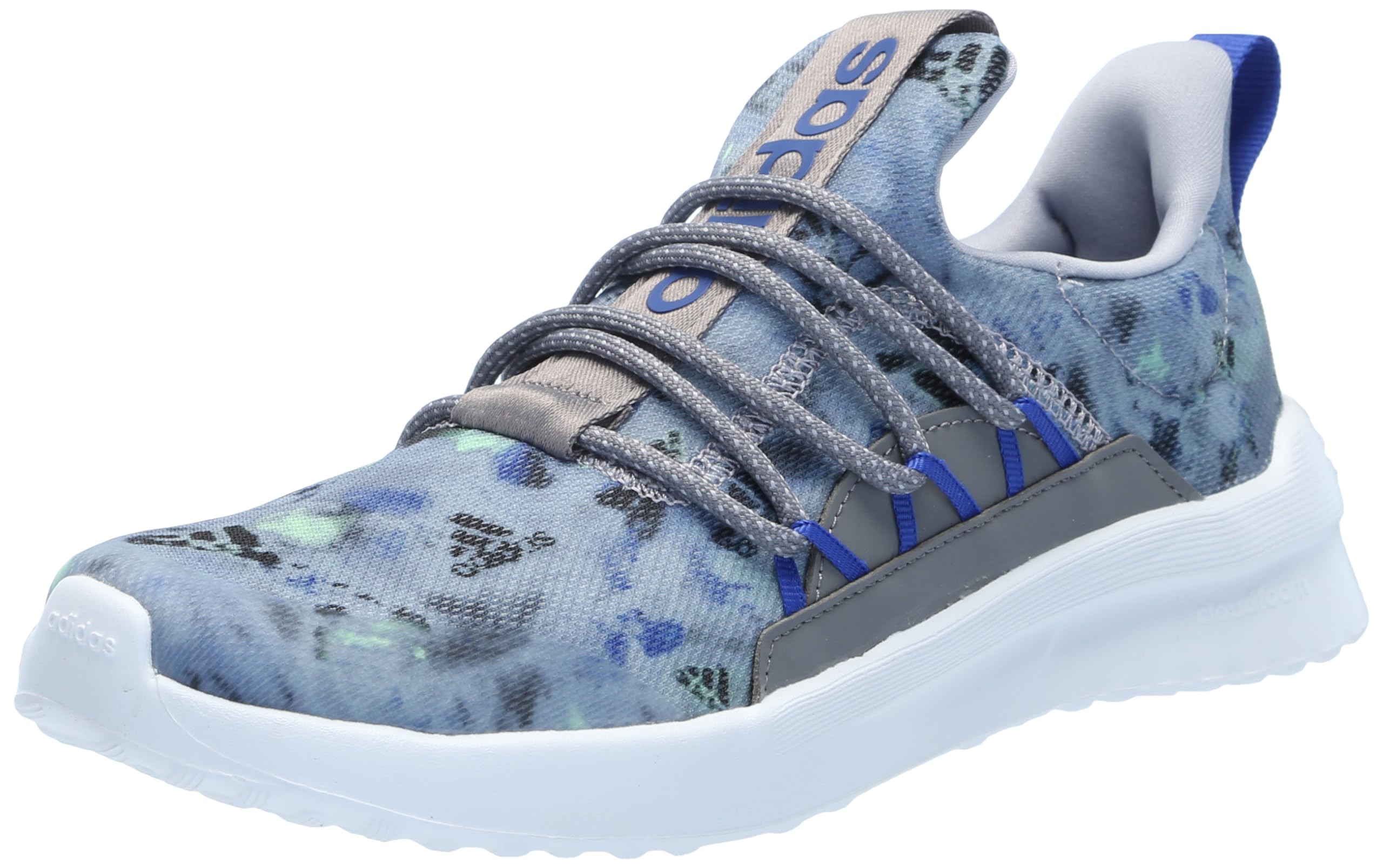 Adidas Unisex-Kids Lite Racer Adapt 5.0, Grey/Semi Lucid Blue/Semi Green Spark, 11 Image