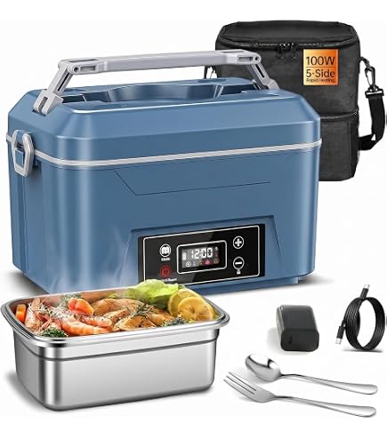 Amazon.com: Akhia 7.6 Cups Cordless Electric Lunch Box for Adults