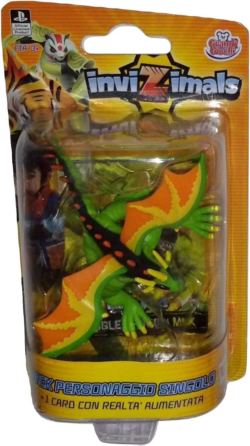Invizimals Figure Jungle Dragon Max + Augmented Reality Card