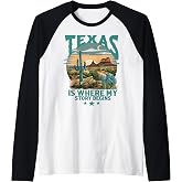 Texas Raglan Baseball Tee