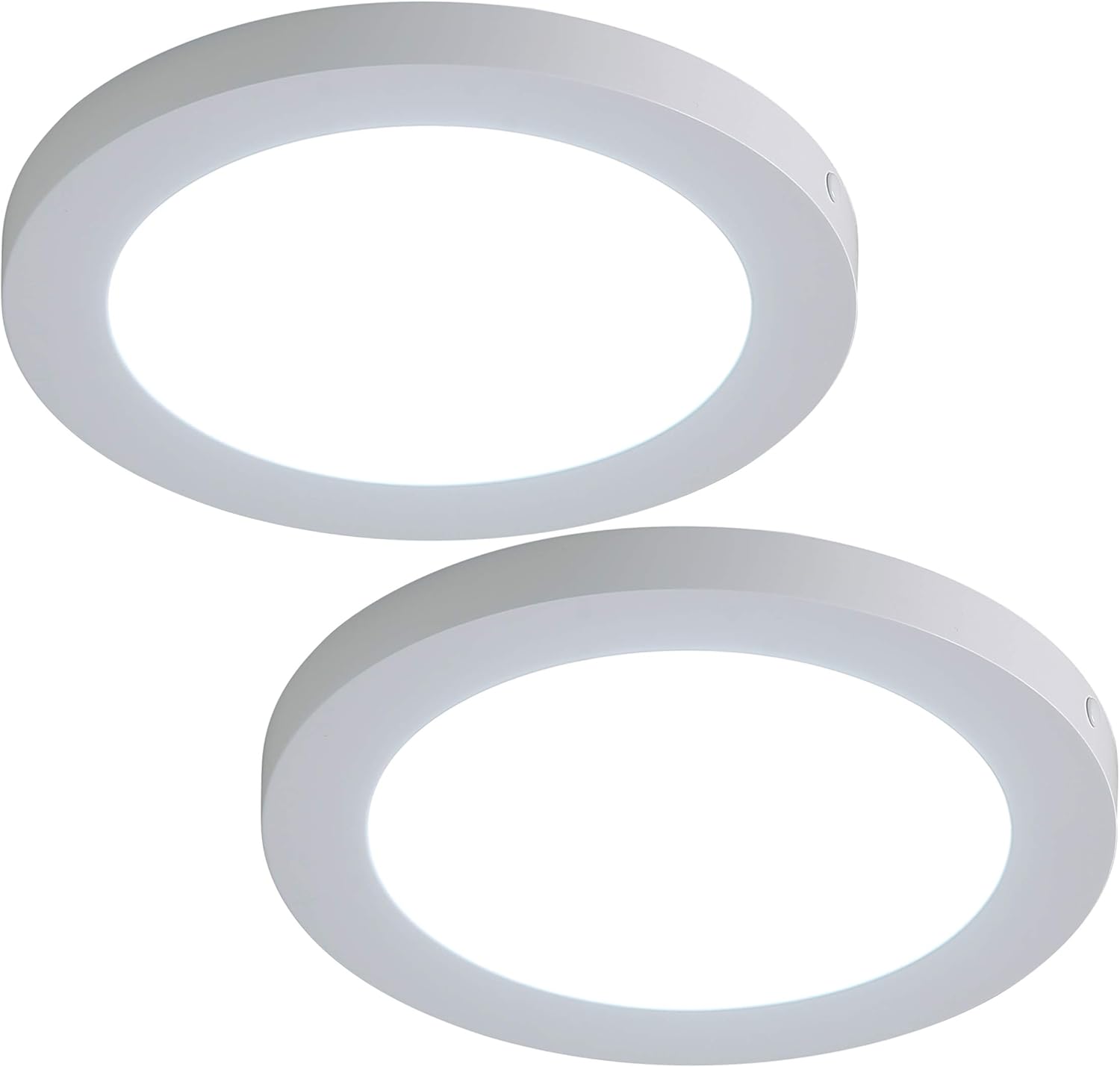 white round ceiling light