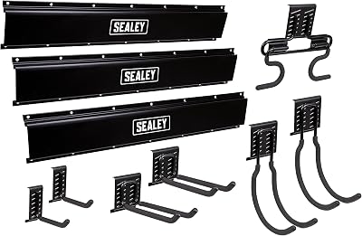 Sealey APHKIT2 10pc Ultimate Multipurpose Storage Hook Kit - Garage Shed Home