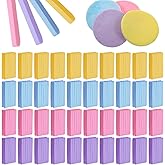 480 Count Compressed Facial Sponges, Face Sponges for Cleansing Round Compressed Face Sponge Facials Cleansing Pads Makeup Removal Sponge Pads for Women Makeup Exfoliating Removal,Washing(4 Colors)