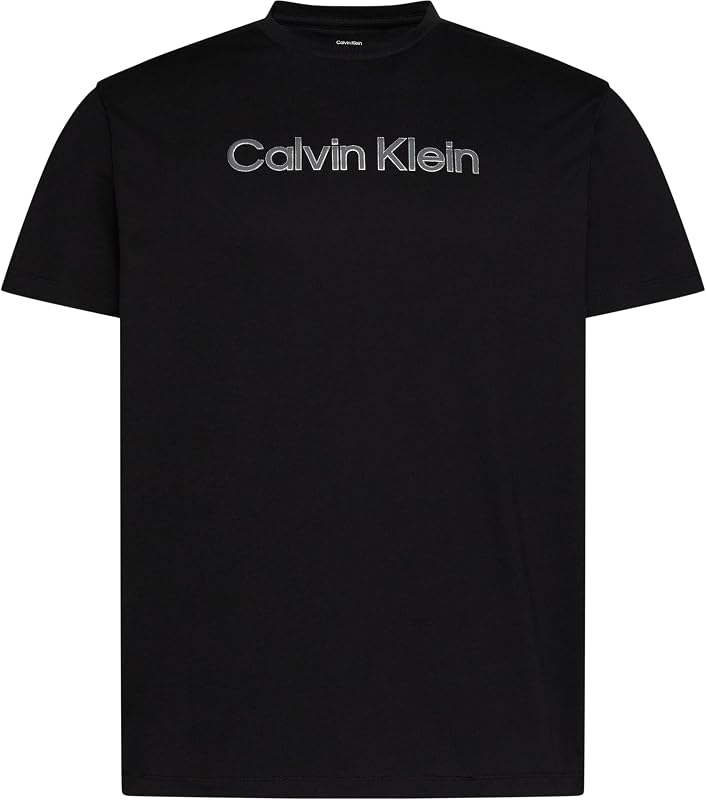Herren T-Shirt Kurzarm Sportswear mit Rundhalsausschnitt, Schwarz (Black), M