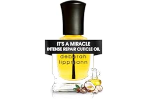 deborah lippmann It's A Miracle Intense Therapy Cuticle Oil | Nourishes and Repairs with 10 Essential Oils | 10 Free, Vegan Formula, No Animal Testing