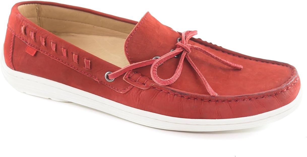 MARC JOSEPH NEW YORK Men�s Hudson Red Nobuck