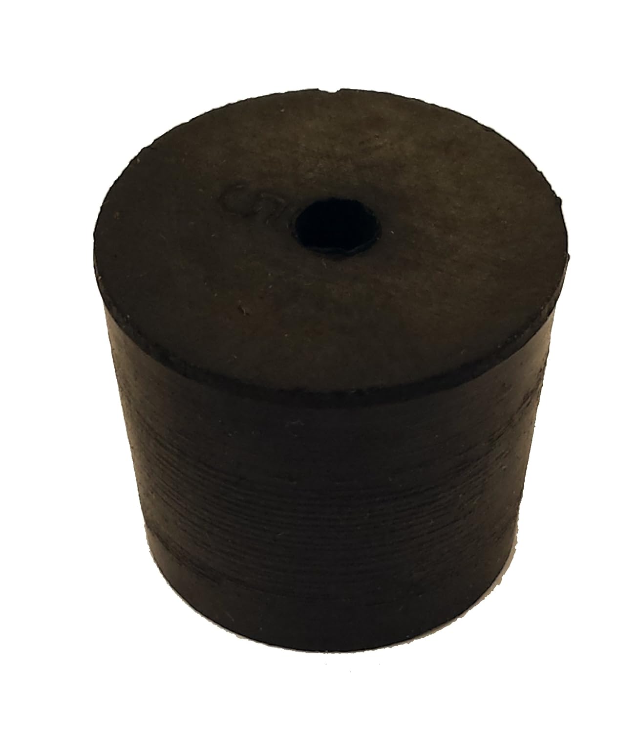 Herco Black Rubber OneHole Stopper (Size 8) 2 pcs Rubber Stoppers