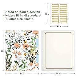 Rouidr 3 Ring Binder with clipboard, 1 inch Binder
