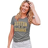 Blue 84 NHL Womens NHL Officially Licensed Women's Tri-Blend T-Shirt Gray