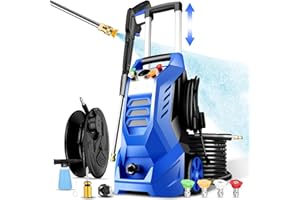 MRLIANCE Electric Pressure Washer MR3500 Pressure Washer 2.7GPM Power Washer High Pressure Cleaner Machine with 4 Nozzles Foam Cannon,Best for Cleaning Homes, Cars, Driveways