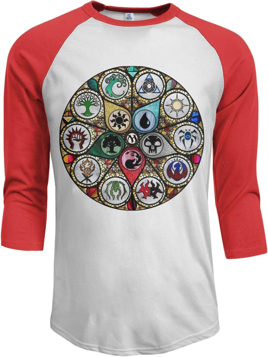 Magic The Gathering TShirt Men 3/4 Sleeve Baseball TShirt