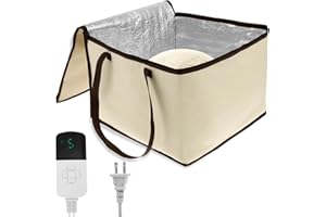 Dough Proofing Box, Precision Temperature Control Bread Proofer, Foldable Bread Proofing Warming Box Sourdough Starter Warmer
