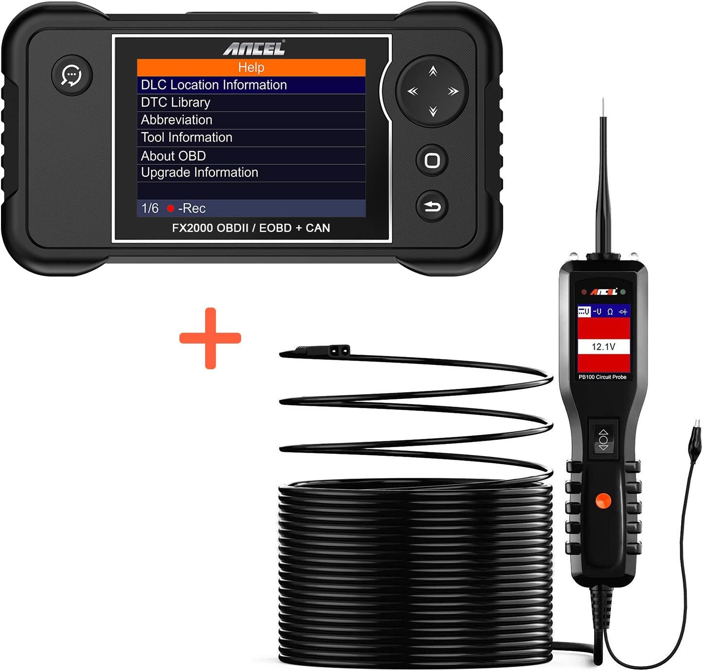 ANCEL FX2000 Automotive OBD2 Scanner Check Engine ABS SRS