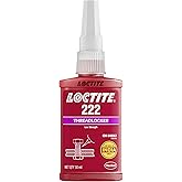 Genuine Henkel Loctite 222 Threadlocking Adhesive - Low Strength - Easy Disassembly - Suitable for All Metal Threaded Assemblies - Glue 50 ML