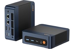 BOSGAME P3 Mix Mini PC Ryzen 7640HS (up to 5.0 GHz), 32GB DDR5, 1TB PCIe SSD Mini Desktop Computer, 4K Triple Display, USB 4.