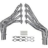 Certified Automotive Experts LS Swap Long Tube Headers Polished 304 Stainless Steel for 1960&ndash;1987 Chevy GMC C10 K10 Trucks and 1988&ndash;1991 Square Body 2WD 4WD Includes MLS Gaskets 12pc Header Bolt Kit