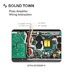 Sound Town Class-D Plate Amplifier 700W Continuous