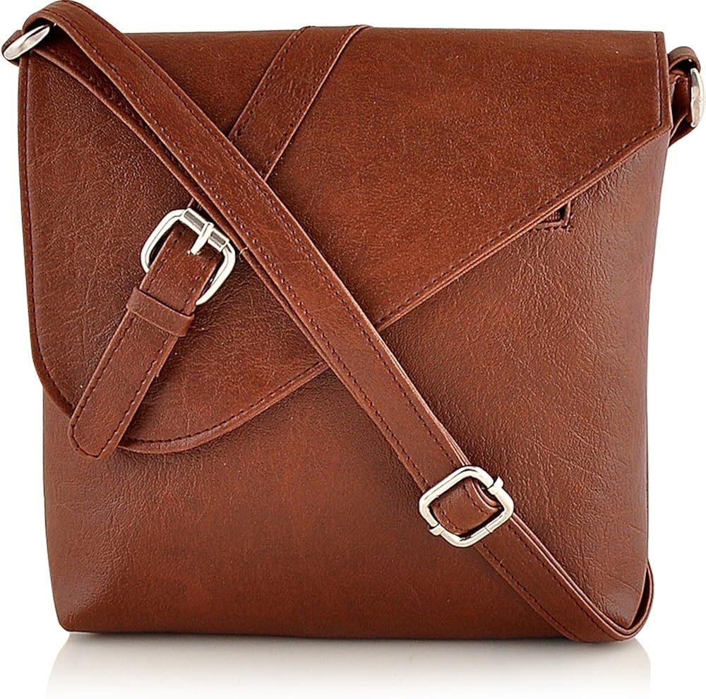 utsukushii women's sling bag (tan) (bg569g)